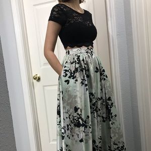 Two piece prom / homecoming dress